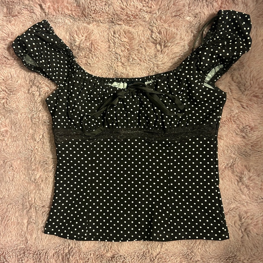 Brown Babydoll Top